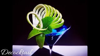 Decoración para cocteles con limón elegante y original [upl. by Katalin597]