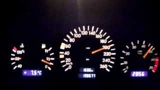 Mercedes CLK 230 kompressor 230HP acceleration 70200 kmh on 5th gear [upl. by Ayle]