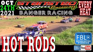 Stansted Raceway Hot Rods Banger Racing ALL HEATS 24th October 2021 Free to watch sport [upl. by Dnomasor]