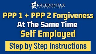 PPP 1 amp 2 Loan Forgiveness Via SBA Direct Portal  Step By Step Instructions [upl. by Wooster802]