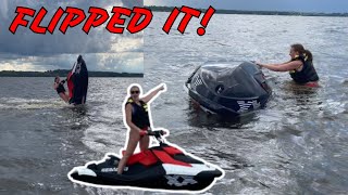 Trying New TRICKS 2024 SPARK gets flipped  2nd gen SEADOO TRIXX  TRIXX MODE [upl. by Westmoreland]