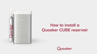 How to install a Quooker CUBE reservoir [upl. by Shurwood]