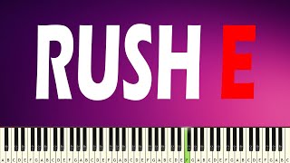 RUSH E  PIANO TUTORIAL [upl. by Jun175]