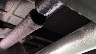 Exhaust repair without welding [upl. by Lekkim683]