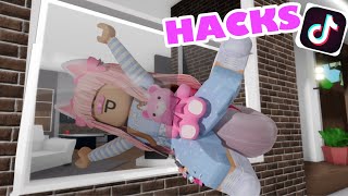 🧐Probando hacks para entrar a casas en Brookhaven 🤨Roblox [upl. by Hibbert]