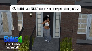 Best Realistic Townhomes amp Apartments For The Sims 4 For Rent  Realistic Build Haul  Giveaway [upl. by Moorefield296]