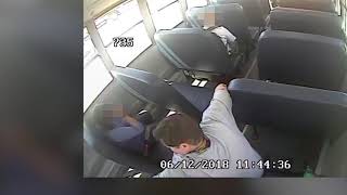 Bus Driver Appears to be Physical Violent Toward Girl With Autism [upl. by Eilrebmik]