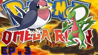 Treecko evolved and new pokemon  Pokemon Omega Ruby gameplay EP  03 [upl. by Isherwood499]