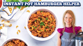 Instant Pot Hamburger Helper  A Copycat Childhood Favorite [upl. by Rettke429]