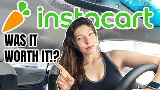 I tried Instacart as a drivershopper  this is how much I made [upl. by Hedwiga]