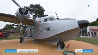 Biscarrosse  restauration dun hydravion Grumman Albatross [upl. by Eintruok743]