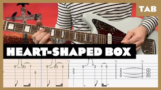 Nirvana  HeartShaped Box  Guitar Tab  Lesson  Cover  Tutorial [upl. by Kampmann]