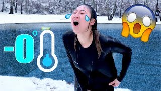 POLAR PLUNGE CHALLENGE 2018 ☃️💦 100K Subscribers [upl. by Assened]