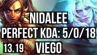 NIDALEE vs VIEGO JNG  5018 69 winrate  KR Challenger  1319 [upl. by Schwarz]