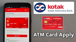 Kotak Mahindra Bank Debit Card or ATM Card Apply  How to Apply Kotak 811  Humsafar Tech [upl. by Kemeny]