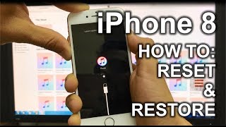 How To Reset amp Restore your Apple iPhone 8  Factory Reset [upl. by Yusuk]