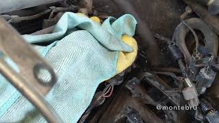 2003 Mitsubishi Montero Valve Cover Gasket Replacement [upl. by Otrebor298]