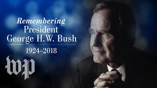 George HW Bushs funeral service in DC [upl. by Obbard]