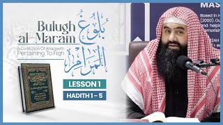 Bulugh alMaram  بلوغ المرام  Lesson 1  Shaykh Abu Saad Muhammad [upl. by Nithsa]