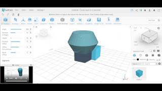 SelfCAD 3d modeling app overview for professionals [upl. by Novhaj]