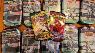 More C22 Galar Power Mini Tins  Evolving Skies and Fusion Strike  Pokemon Cards Opening [upl. by Landre]