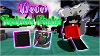 Neon Texture Packs Solo Bedwars Commentary [upl. by Mosley]