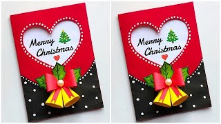 Christmas greeting card ideas 2022  DIY Christmas card  Easy and Beautiful Christmas card making [upl. by Morice]