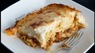 Baked Macaroni Makarooni Alfoorno معكرونة بالباشميل [upl. by Artus562]