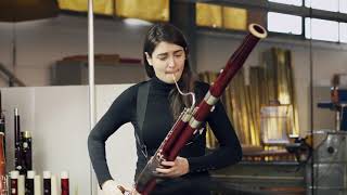 Püchner bassoon model Superior Classic Finish – presented by Sophie Dervaux [upl. by Mitchael994]