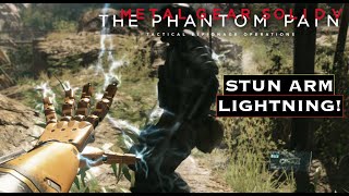 Metal Gear Solid V The Phantom Pain  The Power of The Max Stun Arm [upl. by Herby]