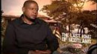 The Last King of Scotland Forest Whitaker interview [upl. by Dranrev]