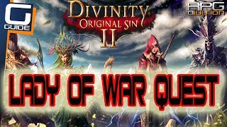 DIVINITY ORIGINAL SIN 2  Lady Of War Quest Walkthrough Lady Vengeance [upl. by Atreb486]