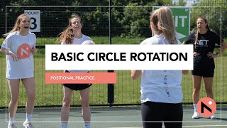 COACHING SHOOTING  BASIC CIRCLE ROTATION  NETBALL SESSION  MOVER AND SHAKER [upl. by Sirej21]