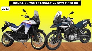 ➤ HONDA XL 750 TRANSALP vs BMW F 850 GS ¿Cuál Comprarías en español hondatransalp bmwf850gs [upl. by Diarmuid363]