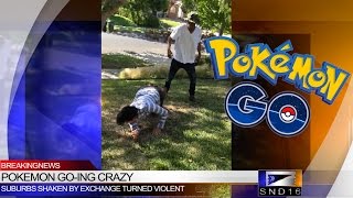 Pokemon Go Fight Caught on Camera [upl. by Marashio]