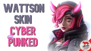 Apex Legends Wattson Cyber Punked Legendary Skin Skin Showcase Series [upl. by Atem]