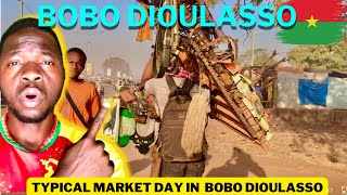 Wandering Through A Local Market In Bobo Dioulasso Burkina Faso [upl. by Lita]