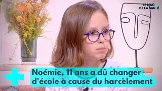 Harcèlement scolaire  le témoignage de Noémie 11 ans  Le Mag de la Santé [upl. by Balcer]