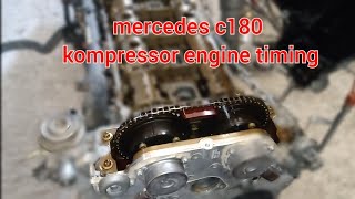 mercedes c180 kompressor engine timing [upl. by Opaline]