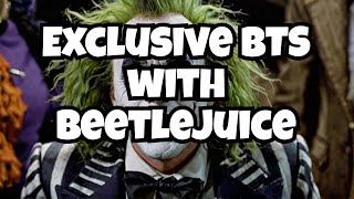 Exclusive look Beetlejuice behind the scenes [upl. by Helbon]