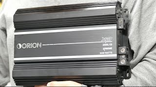 Orion XTR 25001D Amp Dyno Test  Real RMS Power at 126 volts [upl. by Rillings]