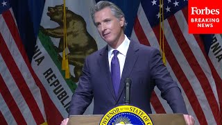 Gov Gavin Newsom Unveils 20242025 California Budget Proposal [upl. by Adniuqal]