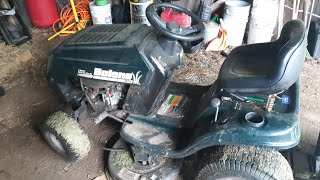 Changing a Belt on a Bolens Tractor [upl. by Louisa807]