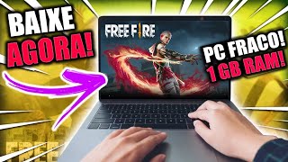 Como Baixar Free Fire no Pc ou Notebook em 2024 atualizado [upl. by Aguste]