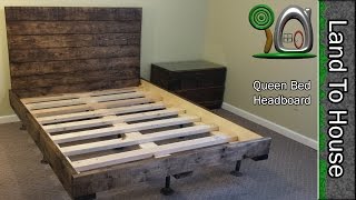 DIY Headboard for a Queen size Bed [upl. by Talbert]