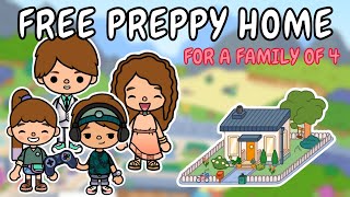 Free Preppy Home Makeover 💛🏆 Toca Boca Free House Ideas 🤩 TOCA GIRLZ [upl. by Ahcsropal]