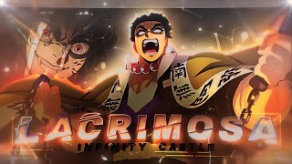 Lacrimosa🔥  Demon Slayer quotInfinity Castlequot EditAMV 4K [upl. by Corrianne242]