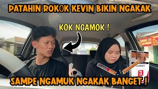 PRANK PATAHIN ROKOK KEVIN DI SAMPING NYA LANGSUNG SAMPAI MARAH BESAR [upl. by Jet]