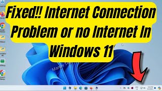 How to Fix Internet Connection Problem or no Internet In Windows 11 ramtechnicalhelp [upl. by Aifoz]