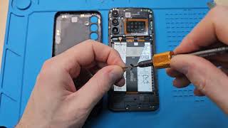 Samsung A14 5G Charging Port Replacement  Not Charging [upl. by Eimarrej]